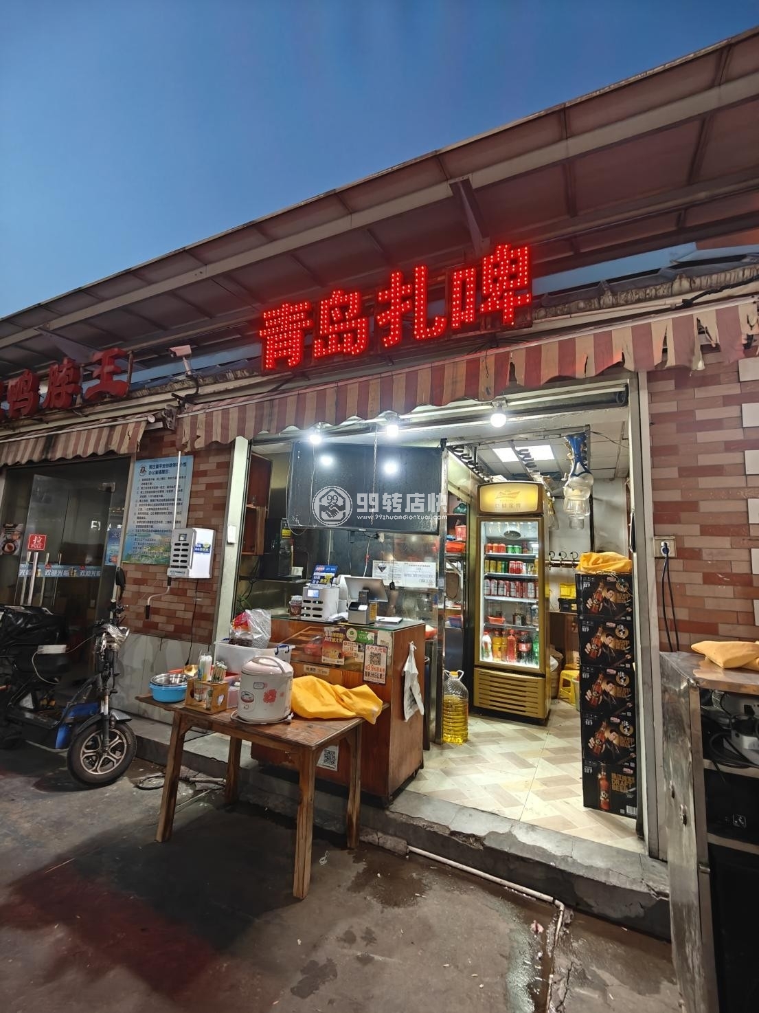 禅城南庄商业广场夜宵街门口6年餐饮老店转让